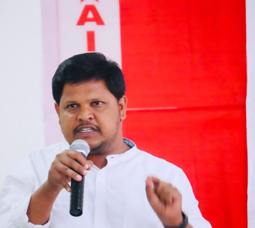 ఏఐఎస్ఎఫ్ రాష్ట్ర ఉపాధ్యక్షునిగా క్రాంతికుమార్ రెండోసారి ఎంపిక